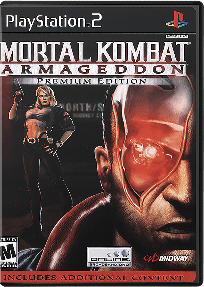 Mortal Kombat Armageddon box art for Playstation 2